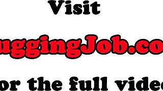 Real Babe Jerks Hard Dick in Closeup Shower Scene