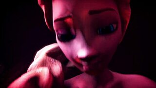 Hei, mau lihat Elsa Frozen diikat, difisting dan cum di mulut dalam kostum lesbian?