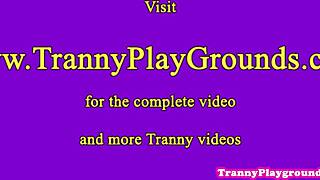 Аматьорска транссексуалка гълта огромен товар сперма! 😍