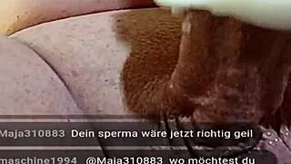 Tako sem navdušen nad drkanjem kurca na livecamu z igračko za tebe