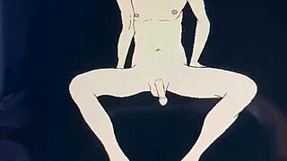 Hentai-narttu hämmentynyt hänen valtavasta kullistaan.