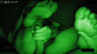 Stiefmutter, wichs meinen Schwanz in diesem Heimvideo