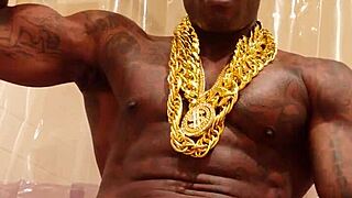 Hallelujah Johnson imádja a hatalmas fekete farkat maszturbációs szeánszban