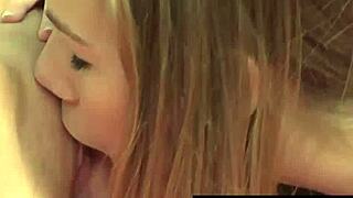 Εξωτερικό λεσβιακό σεξ με τις Morgan Blanchette και Alexis Crystal είναι καυτό