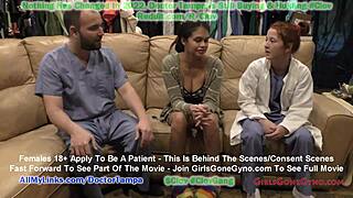 Angel Santana في أول فحص نسائي تم التقاطه بكاميرا مخفية من دكتور Tampa