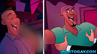 Estou obcecado com esses paus de desenho enormes em cenas gays de basquete