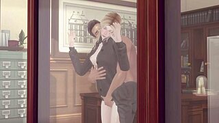 เจ้านายเย็ดเมียฉัน 04 ในออฟฟิศกับสามีอยู่ข้างล่าง