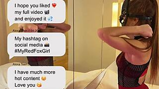 Fille excitée en mini-jupe crève d'envie de bite en collants, la prend profond dans la chatte et la bouche ! 😈