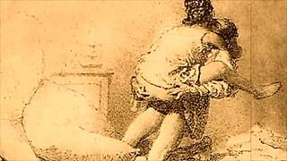 Vintage-erotiikkataide tuo höyryävät tarinat eloon.