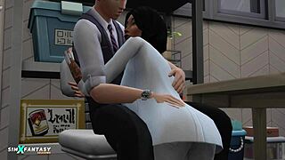 Я помешан на анале в Sims 4, Алиса Спенсер-Ким сводит с ума!