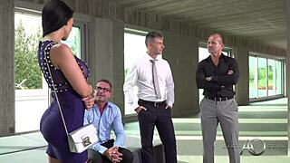 Aletta Ocean vo foursome DP akcii na AlettaOceanLive