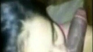 ذكر عملاق يسيطر على مشهد إباحي قاسي