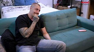 Eva a Alemão se v terapii pohádají před divokým deepthroatem, monstrum čurák převezme!