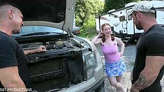 好奇心旺盛なエイミー・クインが縛られ野蛮な顔面ファックで支配されるパート3