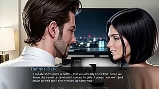 Likainen piian fantasiat päästetään irti intenssivisessa kolmen kimpassa